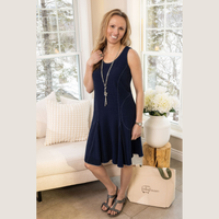 Navy Marie-Jeanne Dress
