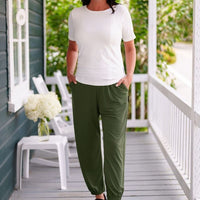 Pantalon 7/8 Piña Kaki