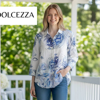 Flowered Linen Button Down Shirt