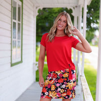 Red Tropical T-Shirt