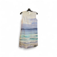 Robe en Lin Aqua