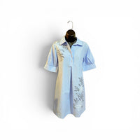 Robe Lignée Bleue