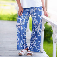 Blue and White Coco Palazo
