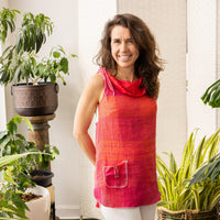 Camisole-Tunique Capucine Corail