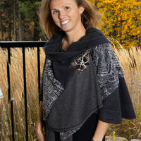 Deluxe Frou-frou Cape Teal