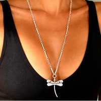 Tangram Pastel Lariat Necklace
