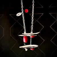 Tangram Pastel Lariat Necklace