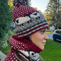 Tuque Blanc Mouton Rouge