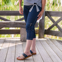 Capri Lindy Denim Bleu