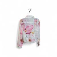 Pink Floers Linen Jacket