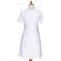 White Lichi Dress