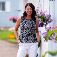 Camisole Sunrise Noir et Blanc