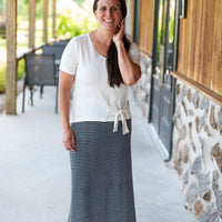 White Be-Bop Sweater