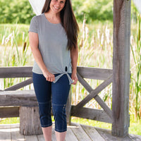 Capri Lindy Denim Bleu