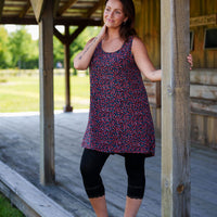 Tunique Orientale Petites Fleurs