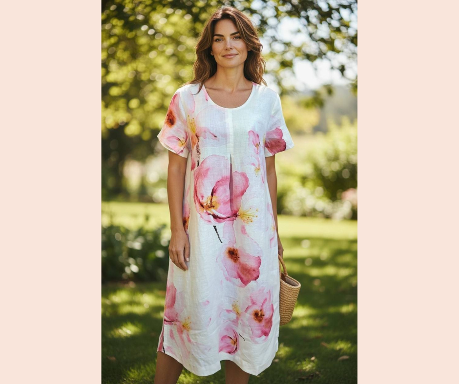 Romantique Linen Dress