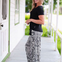 Black Tropical T-Shirt