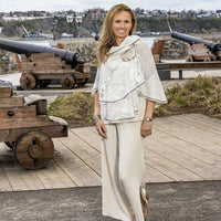 Deluxe Frou-frou Cape Teal