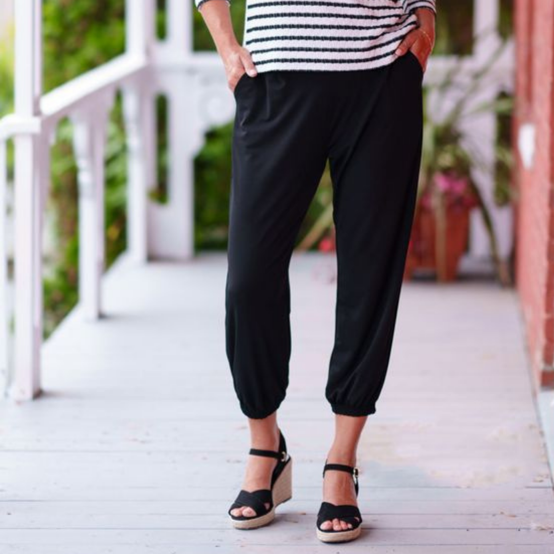 Pantalon 7/8 Piña Noir
