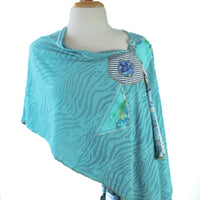 Turquoise Butterfly Cape