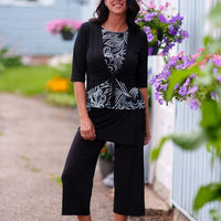 Camisole Sunrise Noir et Blanc