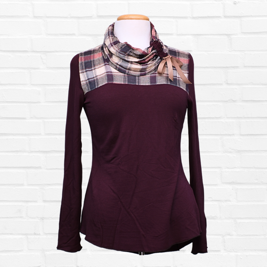 The Burgundy Vanasse Top