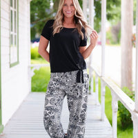 Black Tropical T-Shirt