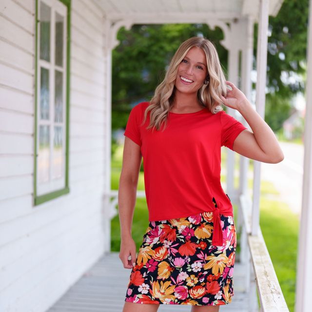 Chandail Tropical Rouge