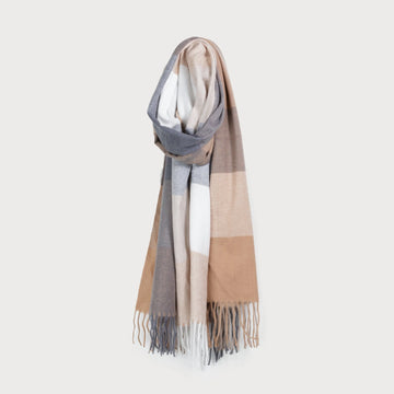 Foulard Carrelé Naturel