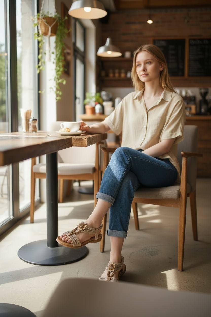 Sandales Moly Beiges