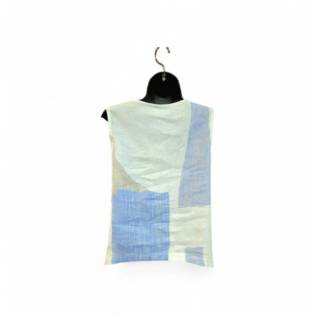 Camisole en Lin Bleue et Blanche