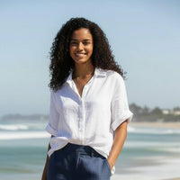 Linen and Lace Blouse