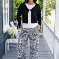 Palazo Mango Noir et Blanc