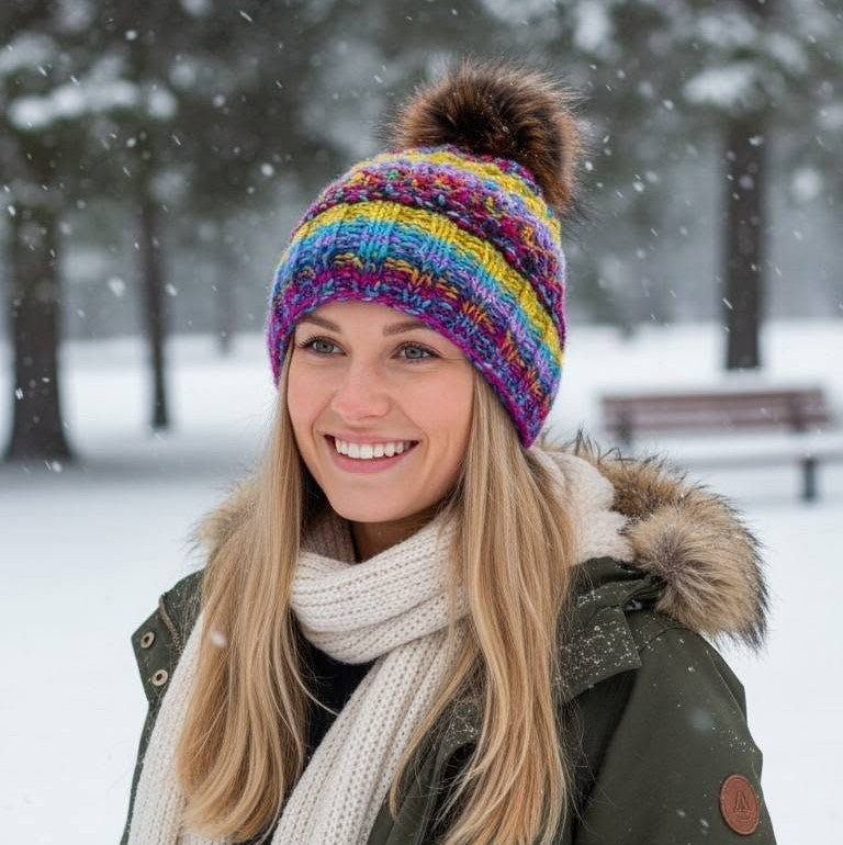 Tuque Roxanne Mauve