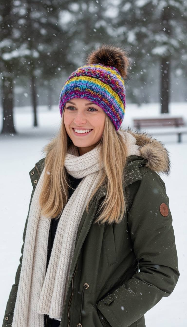 Tuque Roxanne Mauve