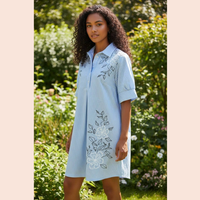 Robe Lignée Bleue