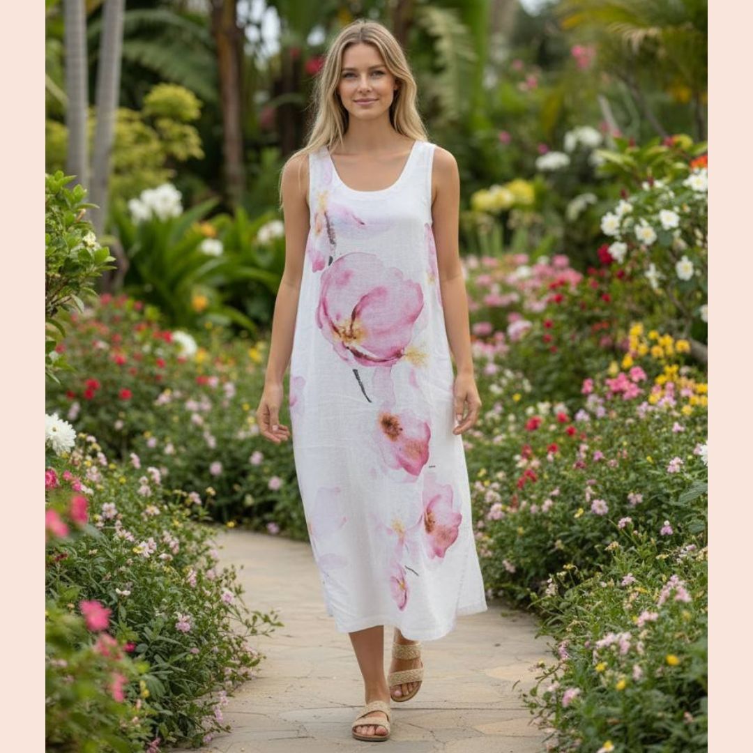 Romantique Linen Dress