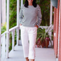 White Vino Short Pants