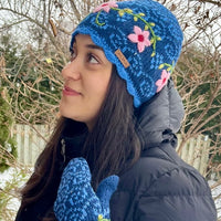 Mitaines Marie-Ève Bleues