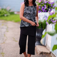 Camisole Sunrise Noir et Blanc