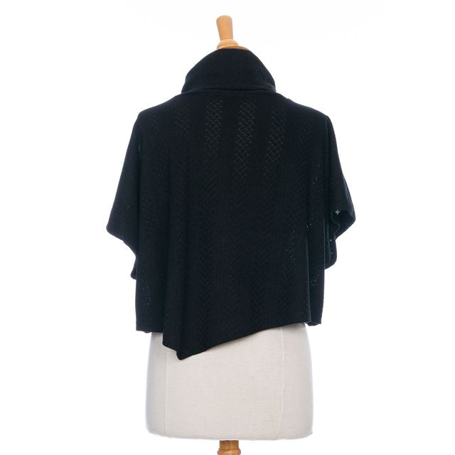 Black Lupin Bolero Poncho