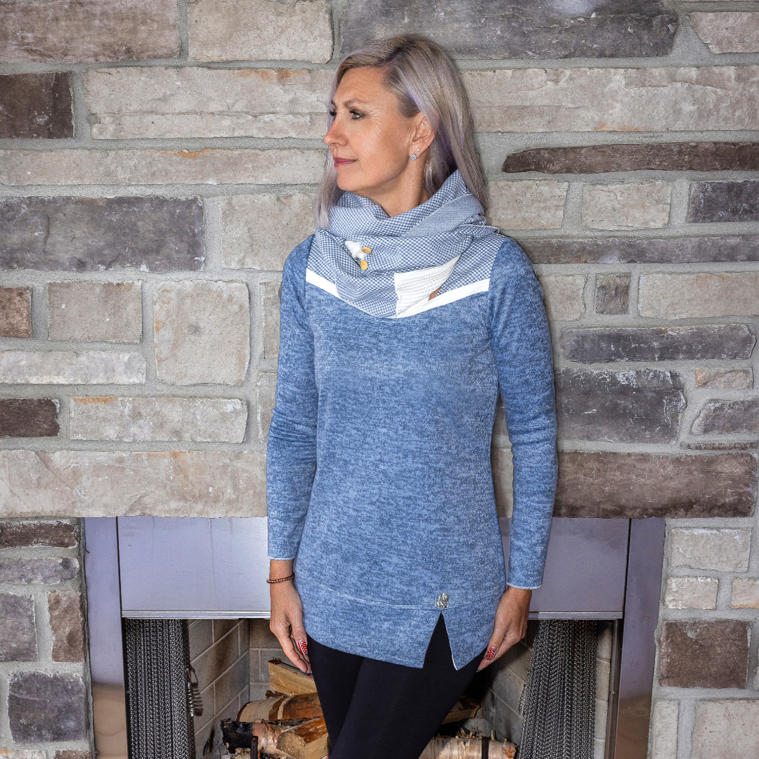 The Blue Wolfe Sweater-Tunic