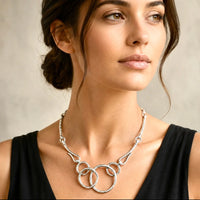 Tangram Pastel Lariat Necklace