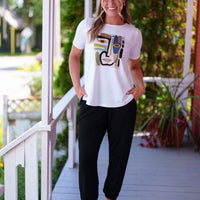 Pantalon 7/8 Piña Noir