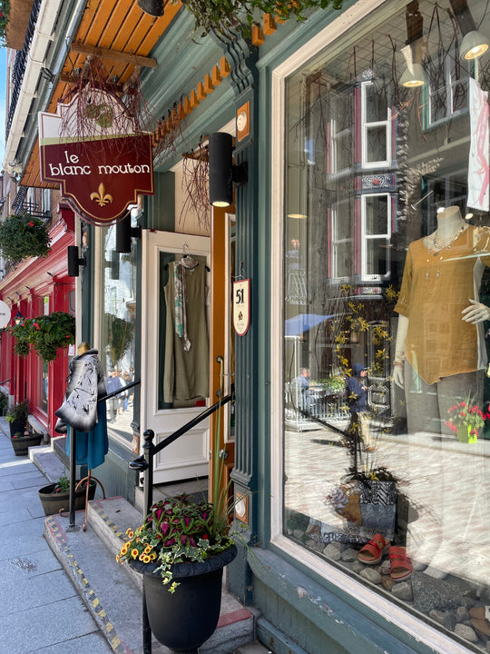 A boutique in the heart of Quartier Petit Champlain in Quebec