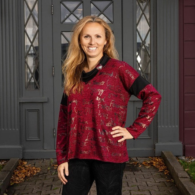 Red Chicoutimi Top