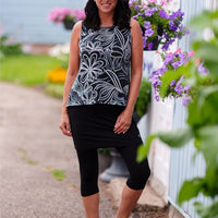 Camisole Sunrise Noir et Blanc