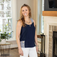 Navy Octave Cami