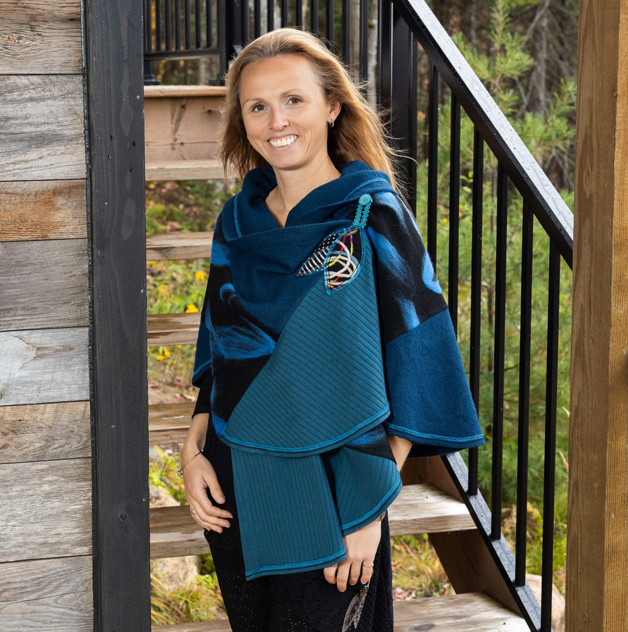 Caramel Fall Frou-frou Cape