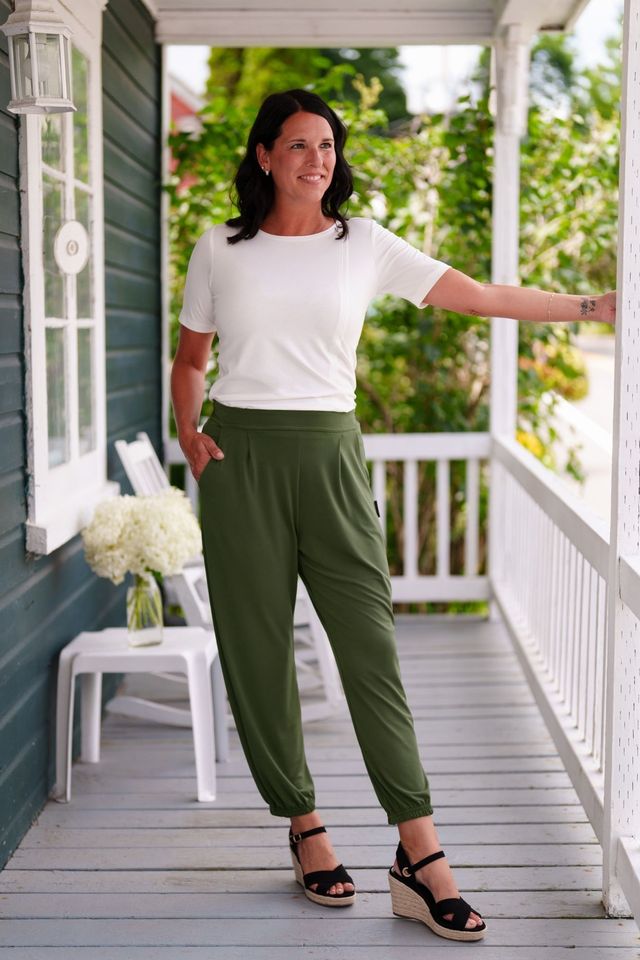 Pantalon 7/8 Piña Kaki